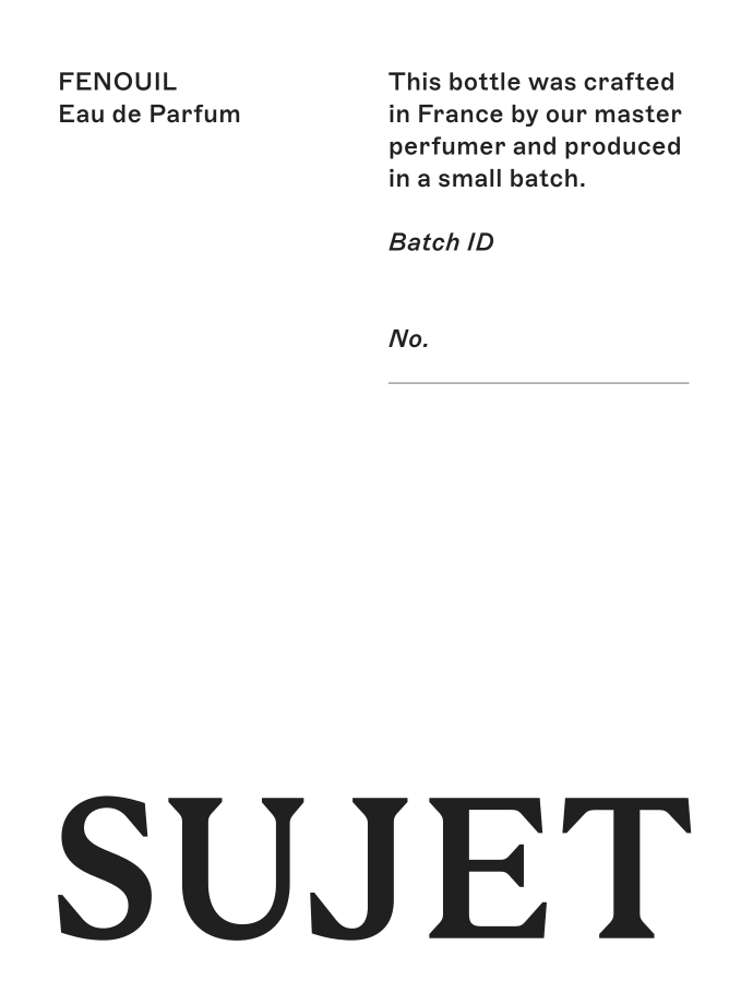 Fenouil - Carte identité